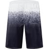 image:imageMens Swim Trunks Quick Dry Board Shorts with Mesh Lining Breathable Fit Hawaii Beach Shorts Swimwear Bathing SuitsNavy White Gradient