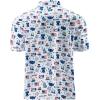 image:imageMens Casual Button Down Shirts Regular Fit Short Sleeve Hawaiian Shirt for MenAmerica 250 Yearsa