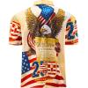 image:imageMens Casual Button Down Shirts Regular Fit Short Sleeve Hawaiian Shirt for MenAmerica 250 Yearsb