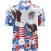 image:imageMens Casual Button Down Shirts Regular Fit Short Sleeve Hawaiian Shirt for MenAmerica 250 Yearsc