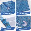 image:imageMens Golf Shirt Short Sleeve Dry Fit Print Moisture Wicking Performance Patterns Collared Polo ShirtBest Dad