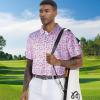 image:imageMens Golf Shirt Short Sleeve Dry Fit Print Moisture Wicking Performance Patterns Collared Polo ShirtFathers Day