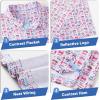 image:imageMens Golf Shirt Short Sleeve Dry Fit Print Moisture Wicking Performance Patterns Collared Polo ShirtFathers Day