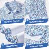 image:imageMens Golf Shirt Short Sleeve Dry Fit Print Moisture Wicking Performance Patterns Collared Polo ShirtHamburgers French Fries