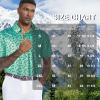 image:imageMens Golf Shirt Short Sleeve Dry Fit Print Moisture Wicking Performance Patterns Collared Polo ShirtRugby Sports