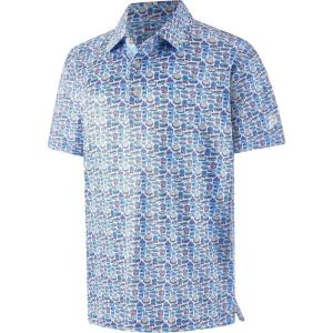 image:imageMens Golf Shirt Short Sleeve Dry Fit Print Moisture Wicking Performance Patterns Collared Polo ShirtHamburgers French Fries