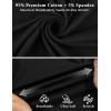 image:imageLzzidou Mens Short Sleeve Henley Shirt  Slim Fit Casual 2Button Placket TShirts 95 Cotton StretchBlack