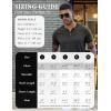 image:imageLzzidou Mens Short Sleeve Henley Shirt  Slim Fit Casual 2Button Placket TShirts 95 Cotton StretchDark Ash Grey
