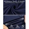 image:imageLzzidou Mens Short Sleeve Henley Shirt  Slim Fit Casual 2Button Placket TShirts 95 Cotton StretchNavy