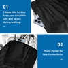image:imageFT FENTENG Mens Swim Trunks with Compression Liner 9 Big and Tall Board Shorts 2 in 1 Quick Dry Long Swimwear Bathing SuitsBlack Beach Palmc