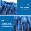 image:imageFT FENTENG Mens Swim Trunks with Compression Liner 9 Big and Tall Board Shorts 2 in 1 Quick Dry Long Swimwear Bathing SuitsBlue Flamec