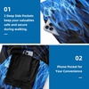 image:imageFT FENTENG Mens Swim Trunks with Compression Liner 9 Big and Tall Board Shorts 2 in 1 Quick Dry Long Swimwear Bathing SuitsBlue Flamec