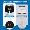 image:imageFT FENTENG Mens Swim Trunks with Compression Liner 9 Big and Tall Board Shorts 2 in 1 Quick Dry Long Swimwear Bathing SuitsChestc