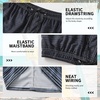 image:imageFT FENTENG Mens Swim Trunks with Compression Liner 9 Big and Tall Board Shorts 2 in 1 Quick Dry Long Swimwear Bathing SuitsGradient Black Navy