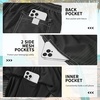 image:imageFT FENTENG Mens Swim Trunks with Compression Liner 9 Big and Tall Board Shorts 2 in 1 Quick Dry Long Swimwear Bathing SuitsGradient Black White