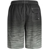 image:imageFT FENTENG Mens Swim Trunks with Compression Liner 9 Big and Tall Board Shorts 2 in 1 Quick Dry Long Swimwear Bathing SuitsGradient Black White