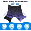 image:imageFT FENTENG Mens Swim Trunks with Compression Liner 9 Big and Tall Board Shorts 2 in 1 Quick Dry Long Swimwear Bathing SuitsGradient Lavender Leaf