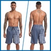 image:imageFT FENTENG Mens Swim Trunks with Compression Liner 9 Big and Tall Board Shorts 2 in 1 Quick Dry Long Swimwear Bathing SuitsNavy Flagc