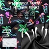 image:imageFT FENTENG Mens Swim Trunks with Compression Liner 9 Big and Tall Board Shorts 2 in 1 Quick Dry Long Swimwear Bathing SuitsNeon Flamingoc