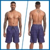image:imageFT FENTENG Mens Swim Trunks with Compression Liner 9 Big and Tall Board Shorts 2 in 1 Quick Dry Long Swimwear Bathing SuitsUsa Flagc
