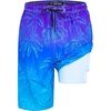 Gradient Blue Palm-c