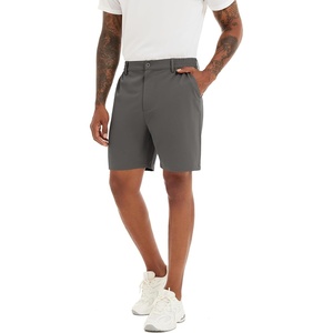 image:imageLzzidou Mens 7 Dress Golf Shorts Stretch Lightweight amp Quick Dry Casual Short with Pockets for Work amp BusinessIron Grey
