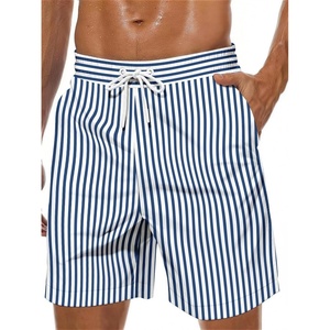 image:imageLzzidou Mens Swim Trunks Board Shorts Mesh Lining 8 Inch Inseam Quick Dry Bathing SuitBlue White