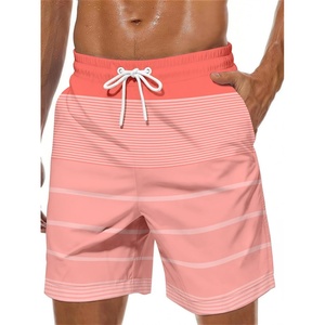 image:imageLzzidou Mens Swim Trunks Board Shorts Mesh Lining 8 Inch Inseam Quick Dry Bathing SuitPink