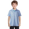 image:imageBoys Polo Shirt Short Sleeve Performance Dry Fit Stretch Funny Print Active Casual Collared Golf Shirts for BoyBaseball Sports
