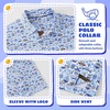 image:imageBoys Polo Shirt Short Sleeve Performance Dry Fit Stretch Funny Print Active Casual Collared Golf Shirts for BoyBest Dad