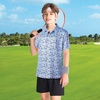 image:imageBoys Polo Shirt Short Sleeve Performance Dry Fit Stretch Funny Print Active Casual Collared Golf Shirts for BoyBest Dad