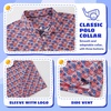 image:imageBoys Polo Shirt Short Sleeve Performance Dry Fit Stretch Funny Print Active Casual Collared Golf Shirts for BoyNavy Usa Flag