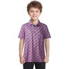 image:imageBoys Polo Shirt Short Sleeve Performance Dry Fit Stretch Funny Print Active Casual Collared Golf Shirts for BoyNavy Usa Flag