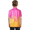 image:imageBoys Polo Shirt Short Sleeve Performance Dry Fit Stretch Funny Print Active Casual Collared Golf Shirts for BoyPink Ice Cream