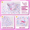 image:imageBoys Polo Shirt Short Sleeve Performance Dry Fit Stretch Funny Print Active Casual Collared Golf Shirts for BoyPink Pineapple