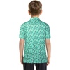 image:imageBoys Polo Shirt Short Sleeve Performance Dry Fit Stretch Funny Print Active Casual Collared Golf Shirts for BoyRugby Sports