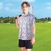 image:imageBoys Polo Shirt Short Sleeve Performance Dry Fit Stretch Funny Print Active Casual Collared Golf Shirts for BoyUsa Golfs Club