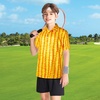 image:imageBoys Polo Shirt Short Sleeve Performance Dry Fit Stretch Funny Print Active Casual Collared Golf Shirts for BoyYellow Corn