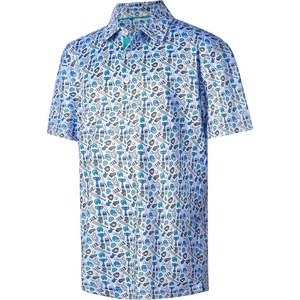image:imageBoys Polo Shirt Short Sleeve Performance Dry Fit Stretch Funny Print Active Casual Collared Golf Shirts for BoyBaseball Sports