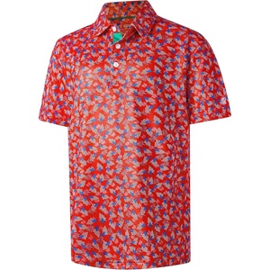 image:imageBoys Polo Shirt Short Sleeve Performance Dry Fit Stretch Funny Print Active Casual Collared Golf Shirts for BoyPatriotic Usa Flag