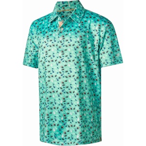 image:imageBoys Polo Shirt Short Sleeve Performance Dry Fit Stretch Funny Print Active Casual Collared Golf Shirts for BoyRugby Sports