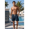 image:imageLzzidou Mens Swim Trunks Board Shorts Mesh Lining 8 Inch Inseam Quick Dry Bathing SuitPure Dark Teal