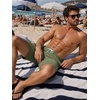 image:imageLzzidou Mens Swim Trunks Board Shorts Mesh Lining 8 Inch Inseam Quick Dry Bathing SuitPure Sage