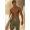 image:imageLzzidou Mens Swim Trunks Board Shorts Mesh Lining 8 Inch Inseam Quick Dry Bathing SuitPure Sage